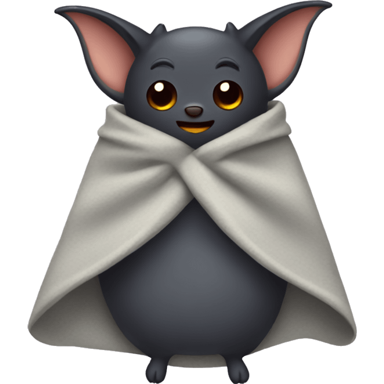 Bat in blanket emoji