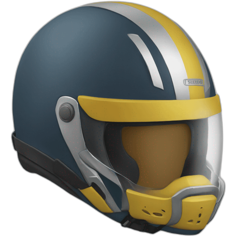 Spunking helmet not rude emoji