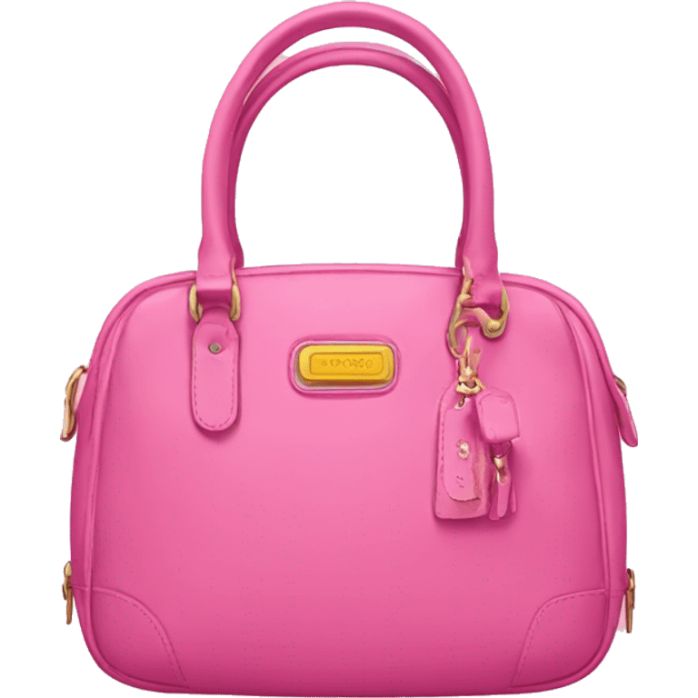 Pink coach bag emoji