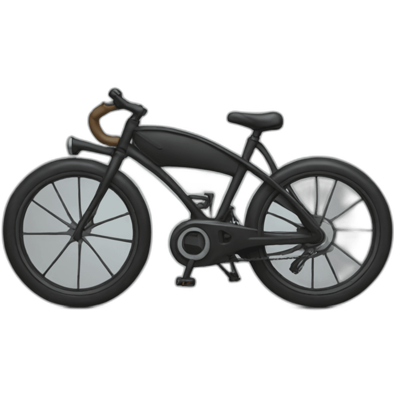 black-man-bike emoji