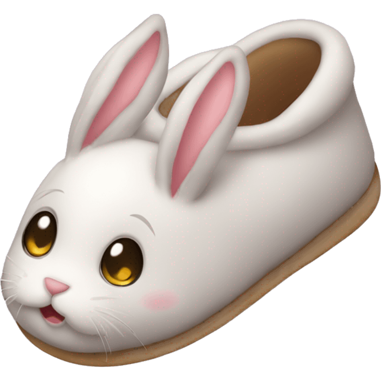 cute bunny slippers emoji emoji