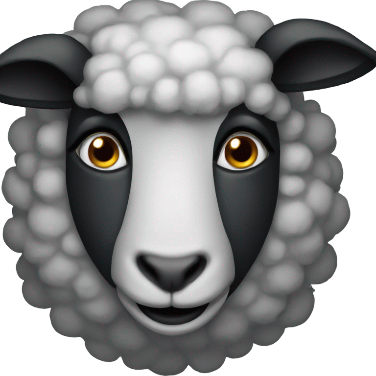 Black sheep emoji