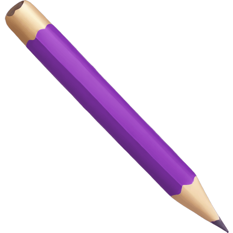 diagonal purple pencil emoji