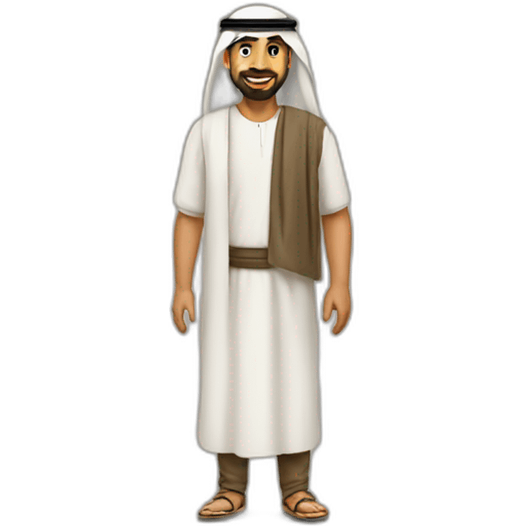 Arab man modern emoji