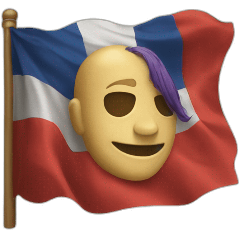 Drapeau lesbien emoji