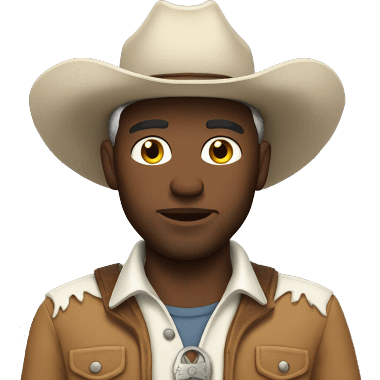 White people cowboy cartoon  emoji