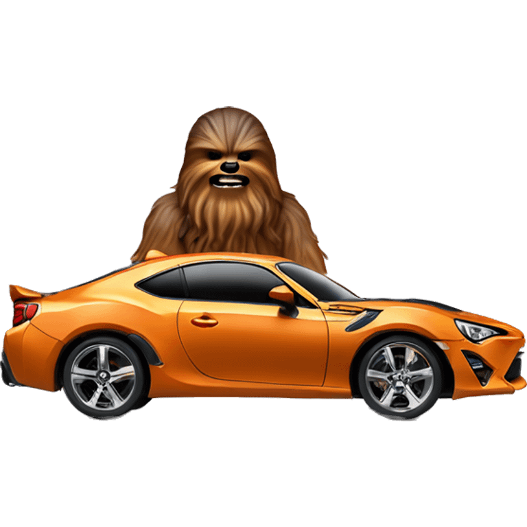 Hot wheel Chewbacca Toyota 86 emoji