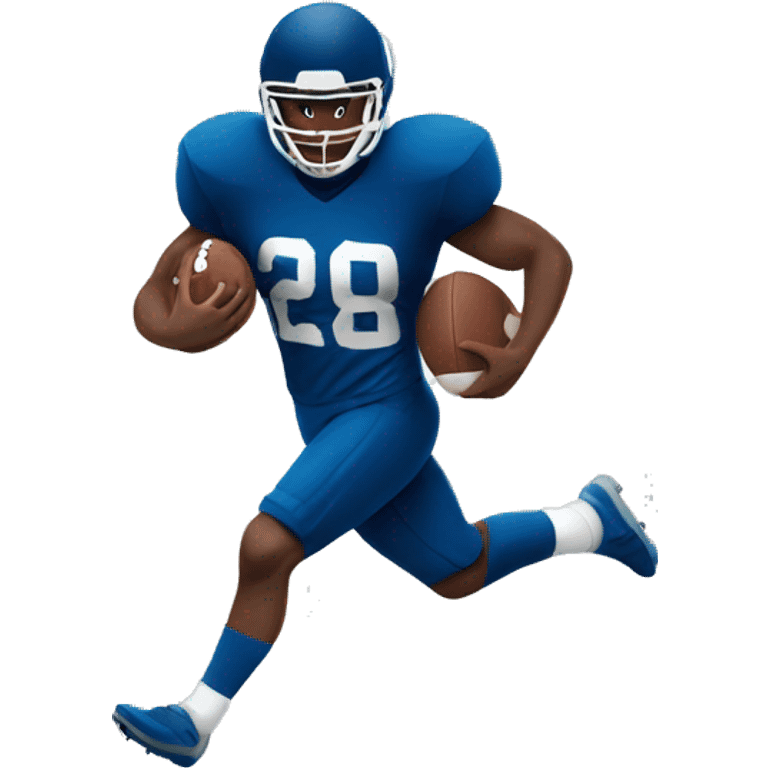 football player running with ball emoji