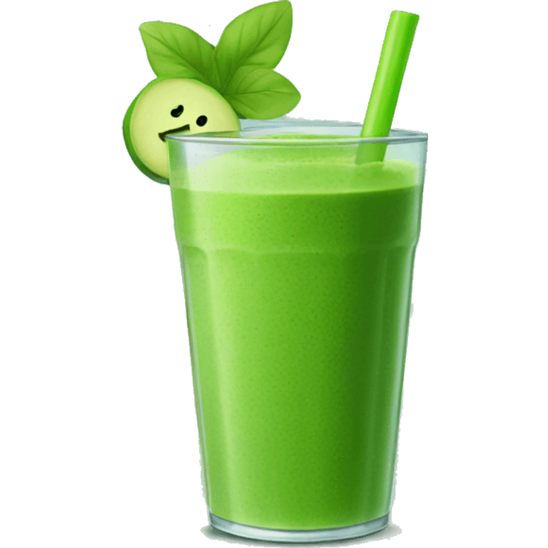 Green smoothie  emoji