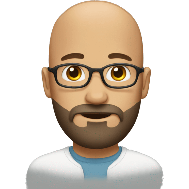 bald with beard emoji