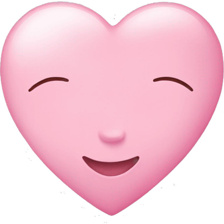 Baby pink heart  emoji