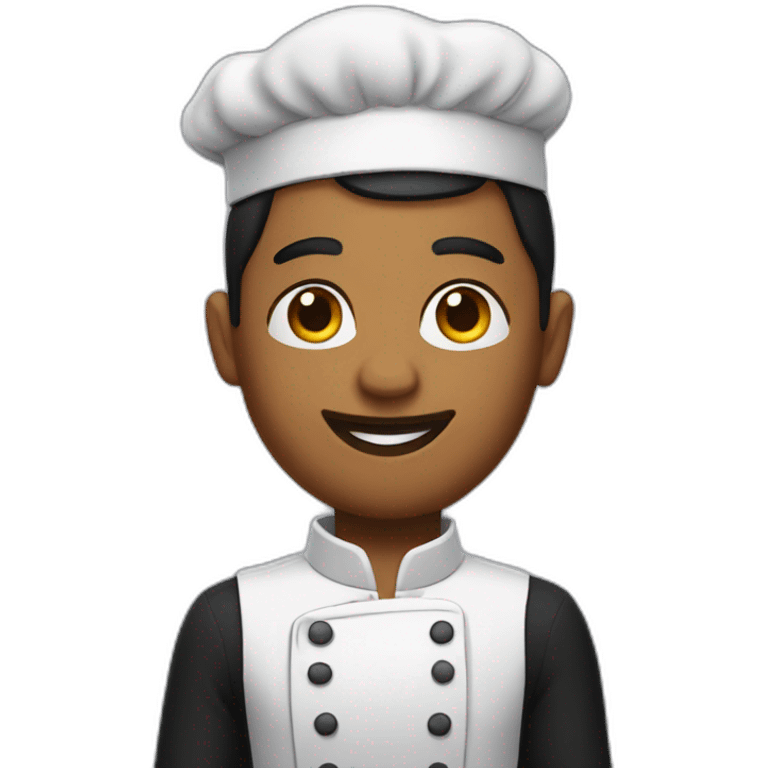 characters as a waiter emoji