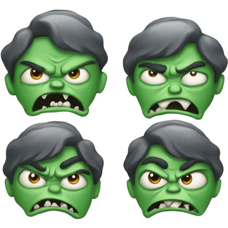 Angry aliens  emoji