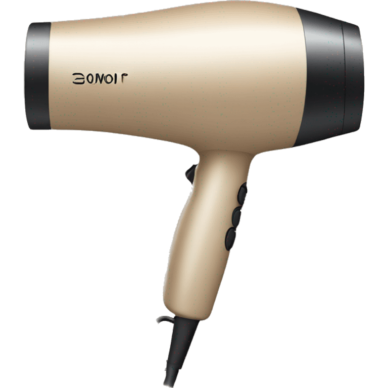 beige blow dryer for hair emoji