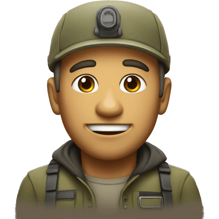 Friendly bunker dweller emoji