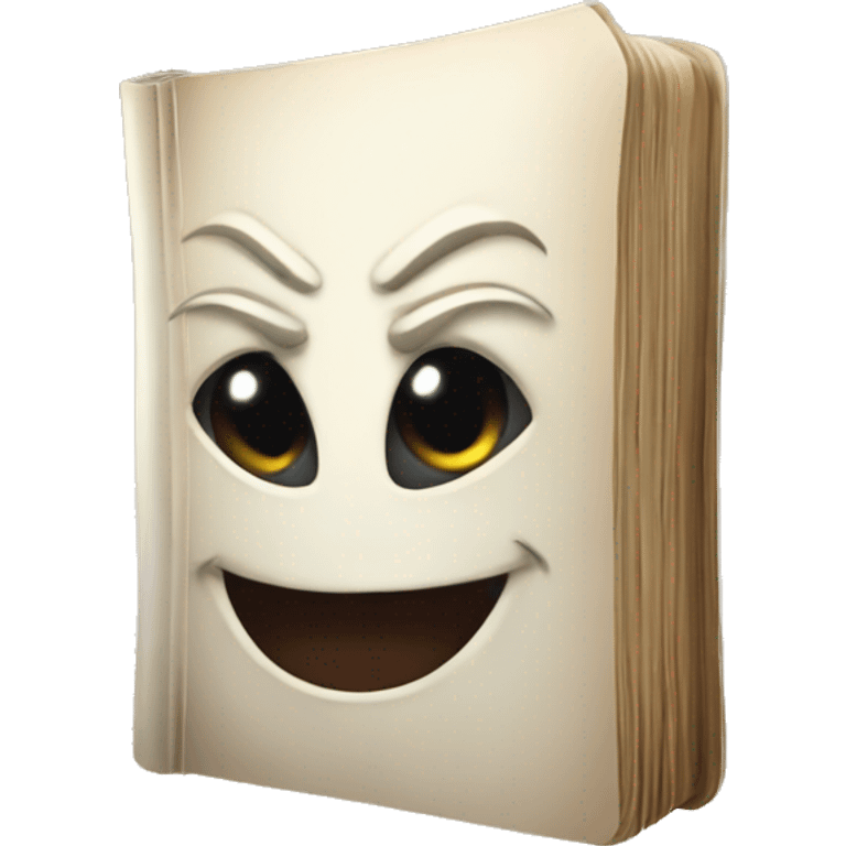 evil book emoji