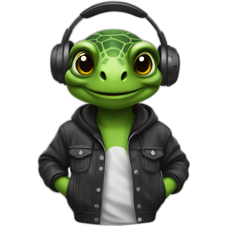 dj turtle emoji