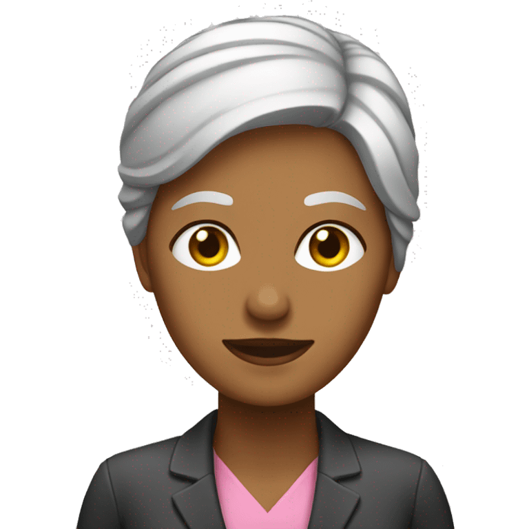 una mujer en una oficina  emoji