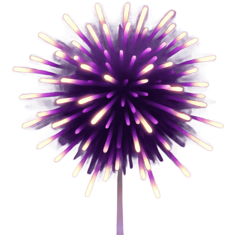 Purple fireworks  emoji