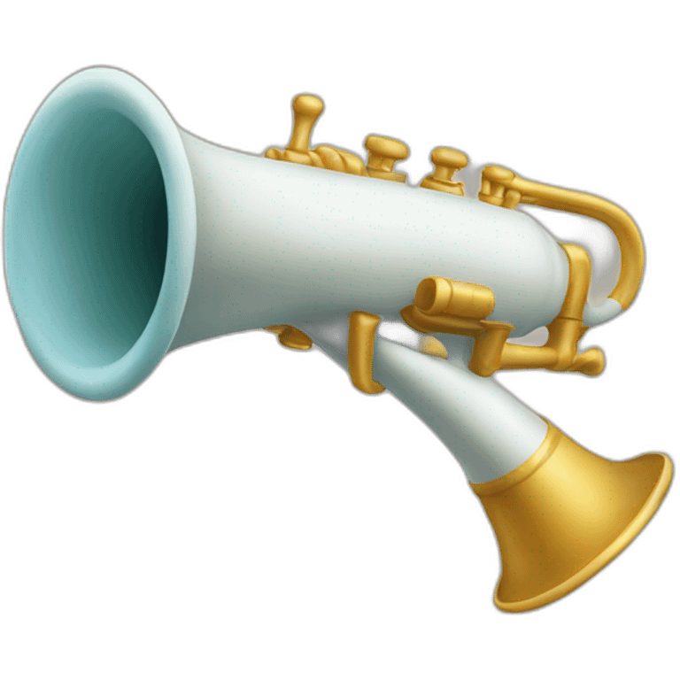 blowing horn emoji