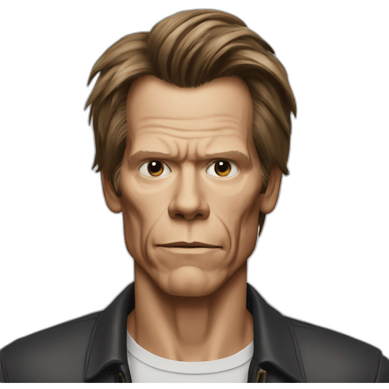 actor kevin bacon serious emoji