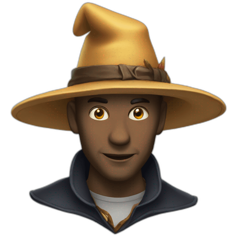 Chapeau de sorcière emoji