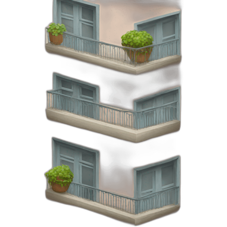 balcony apartment emoji