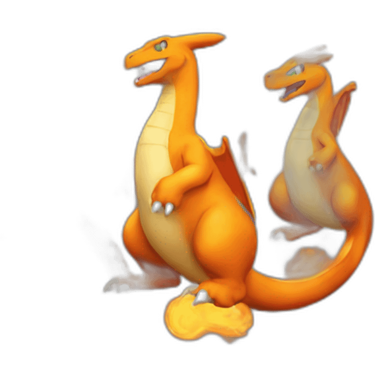 Shiny charizard emoji