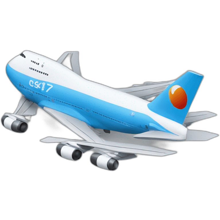 Un boeing 747 emoji