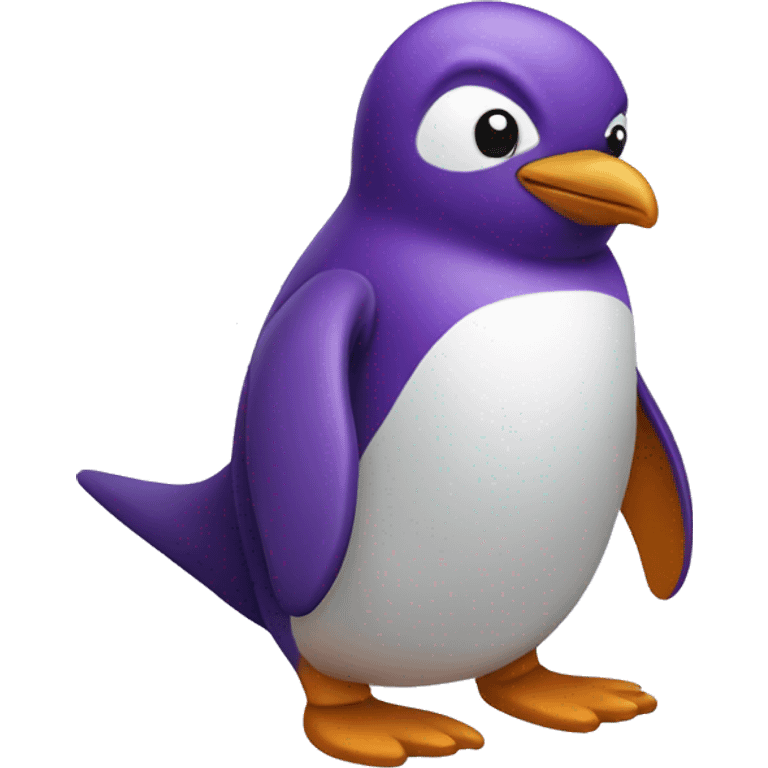 purple penguin emoji