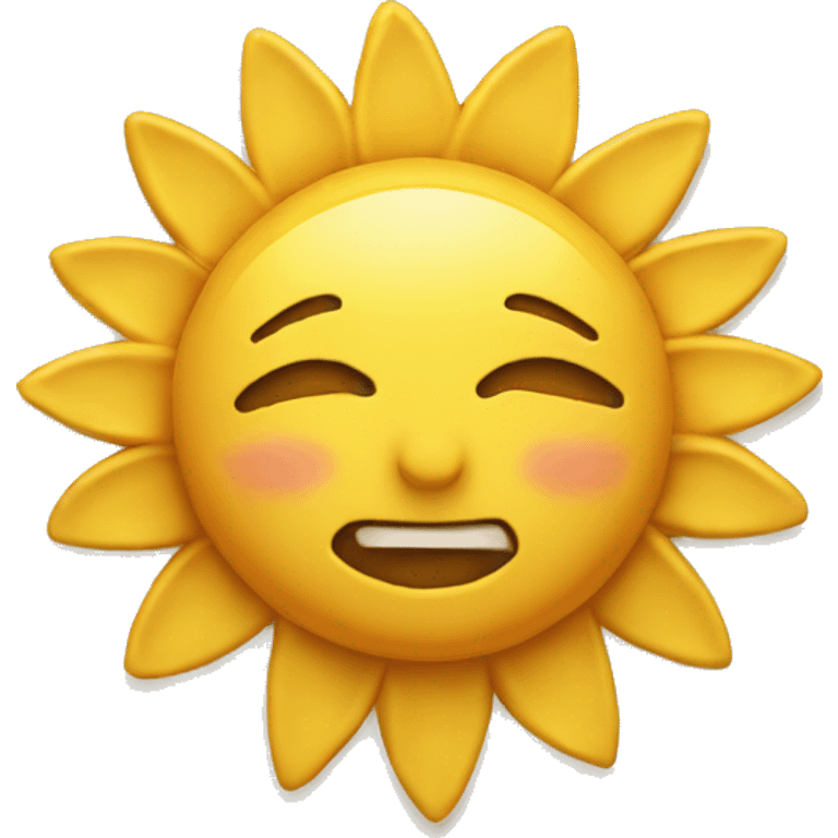 Gratitude sun emoji