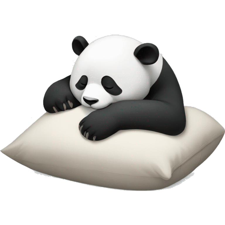 panda sleeping emoji