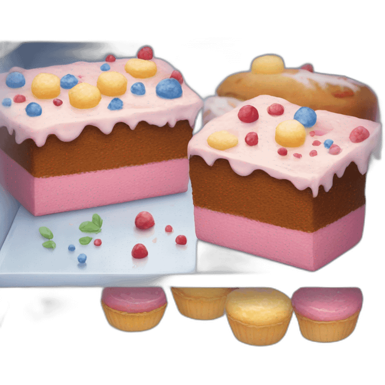 Freezer WITH CAKES emoji