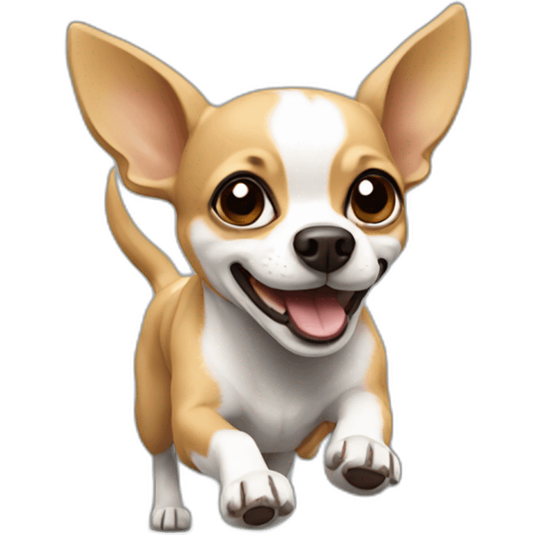 chihuahua running emoji