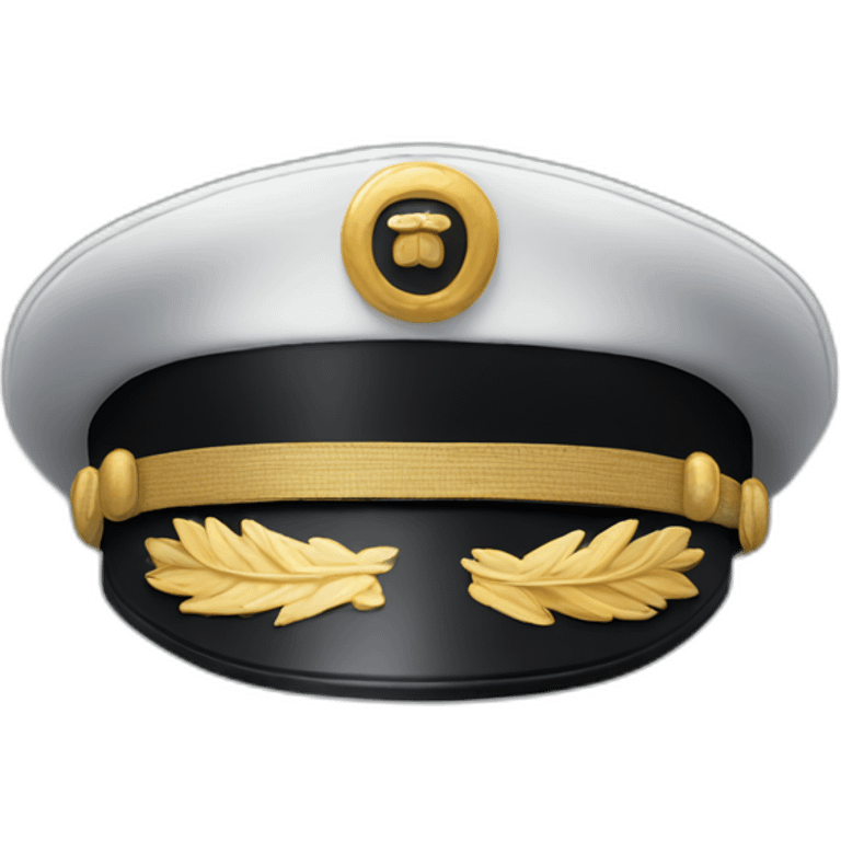 captain hat closeup alone emoji