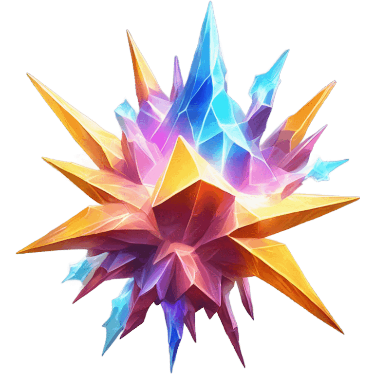 Crystal lightning emoji