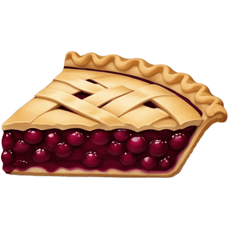 pie burgundy emoji