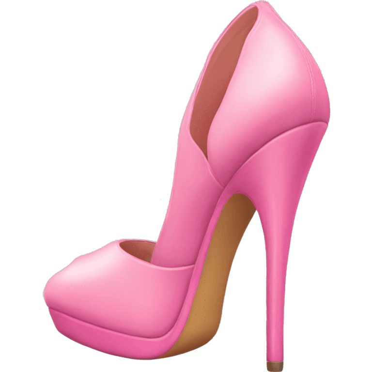 Designer high heels pink emoji