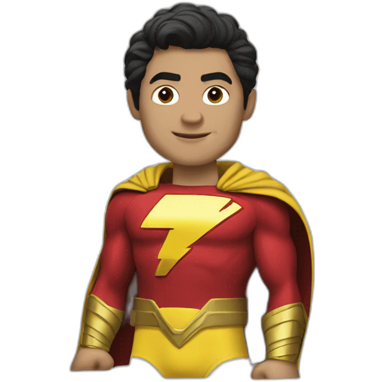 Shazam Superhero emoji