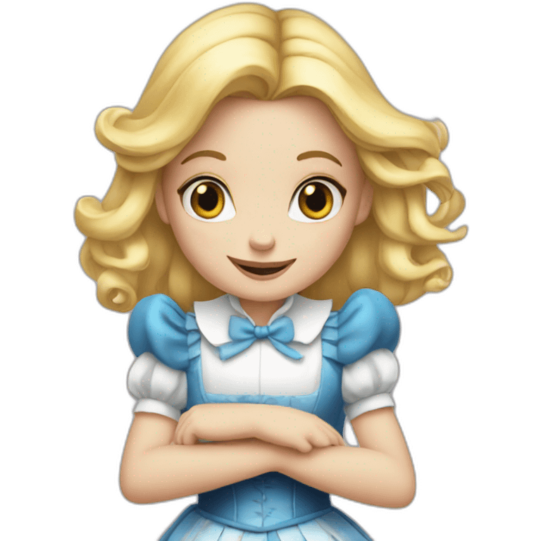 Alice in wonderland emoji