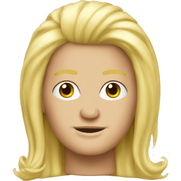 trump blonde wig emoji