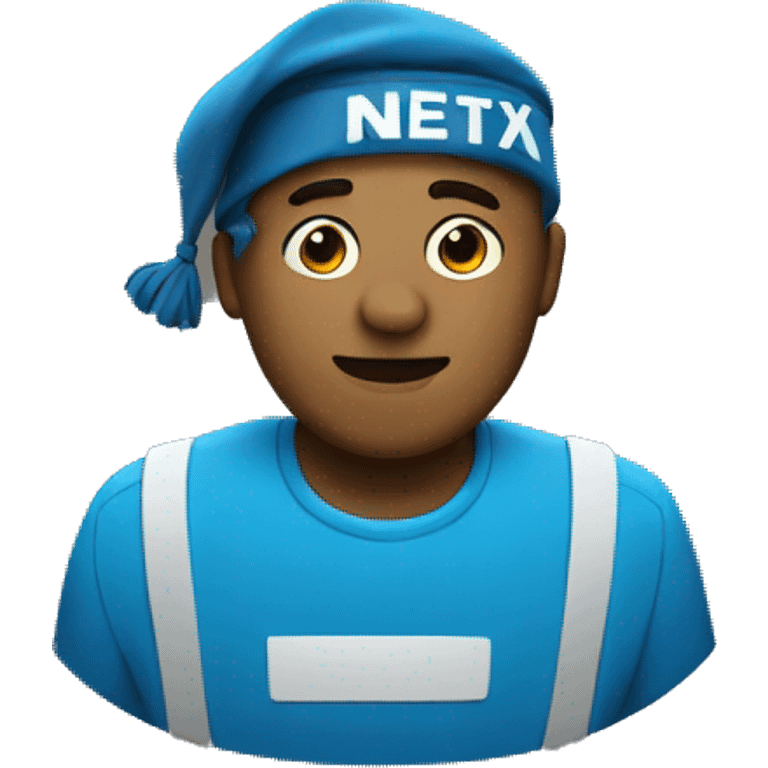 Blue Netflix Logo emoji