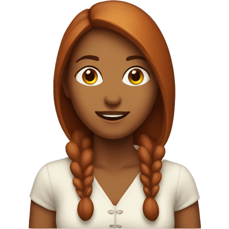 Chestnut woman  emoji