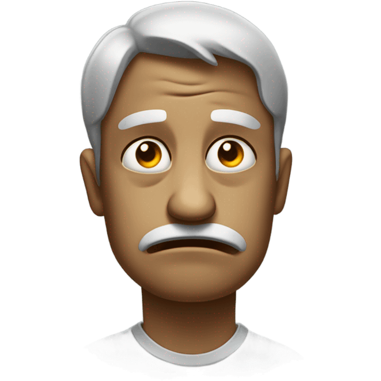 The saddest most tired person in all of history emoji