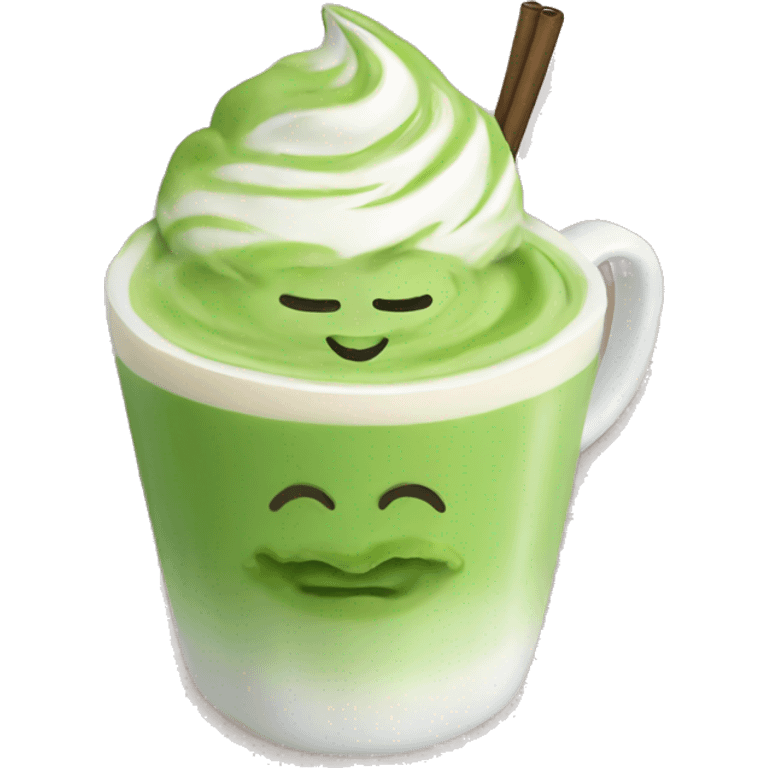 Matcha latte emoji