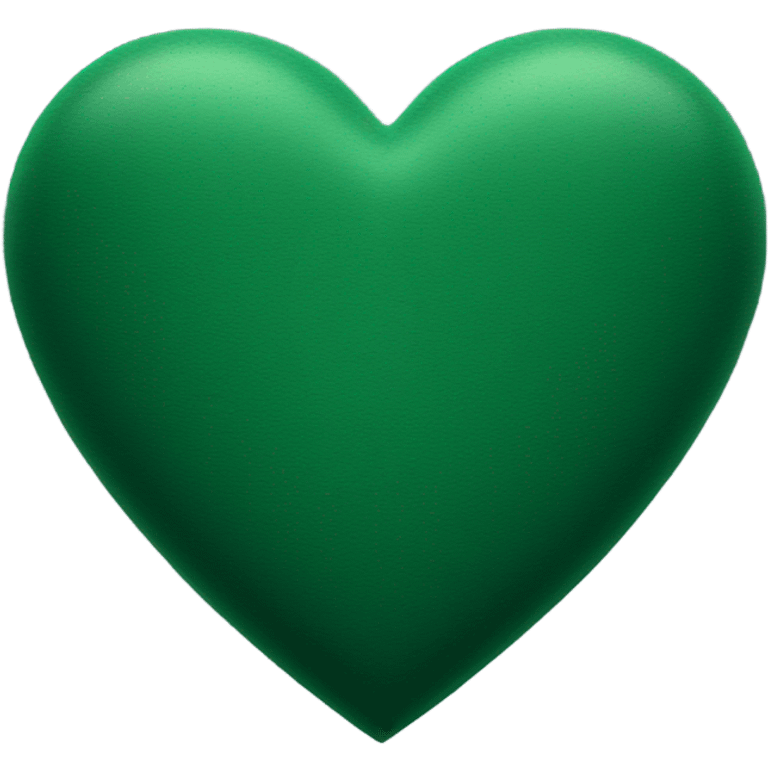 Dark green heart  emoji