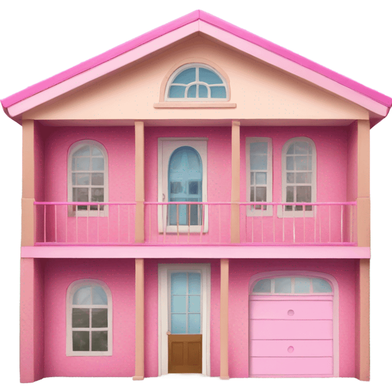 A Barbie house emoji