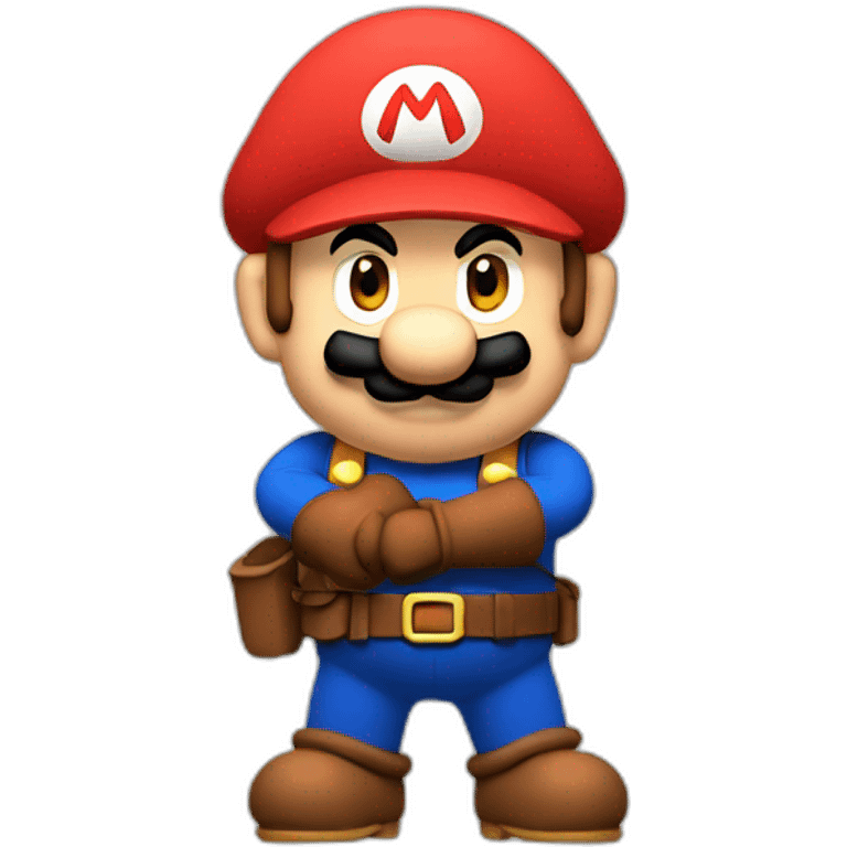 mario-fully-armed emoji