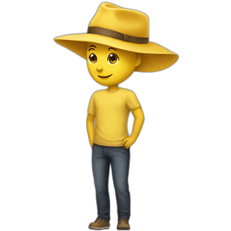 yellew hat emoji