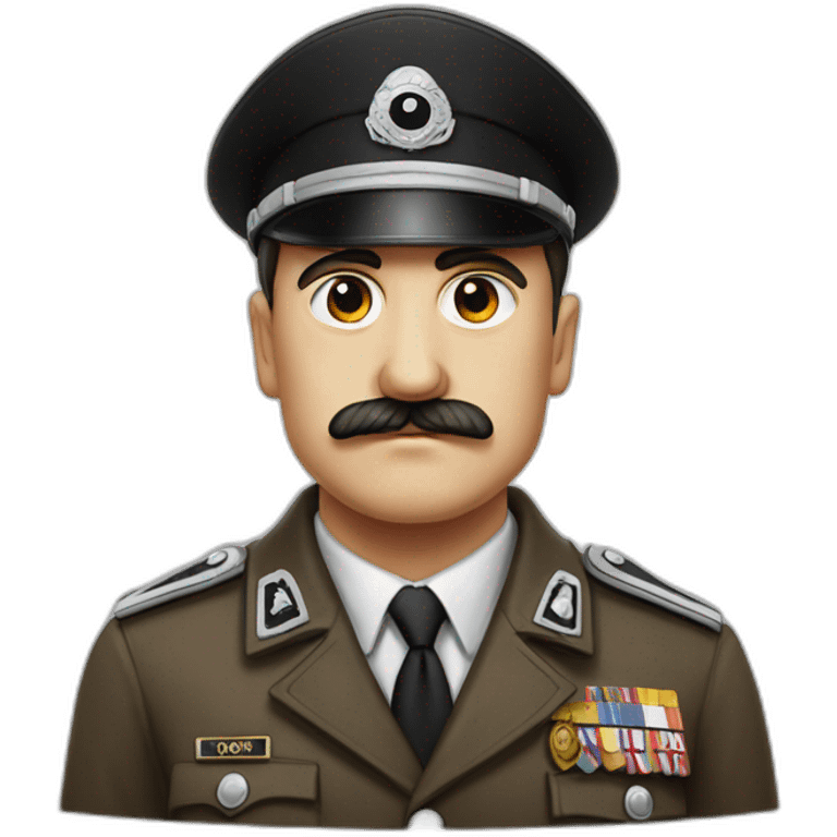 Hitler sur un ours emoji